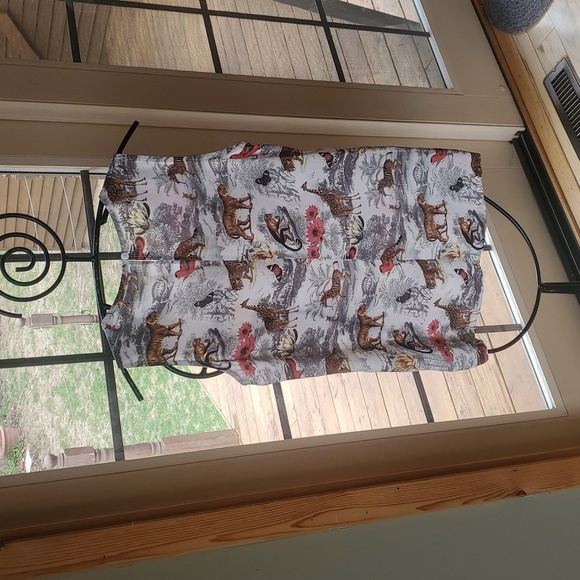 Philosophy Unique and Colorful Floral & Animal Print Sleeveless Sz S Top Blouse - Picture 6 of 11